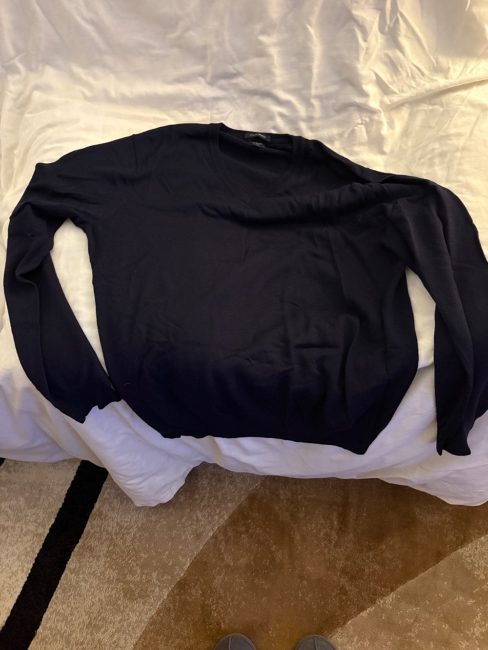 J. Crew Men's Navy Crewneck Sweater